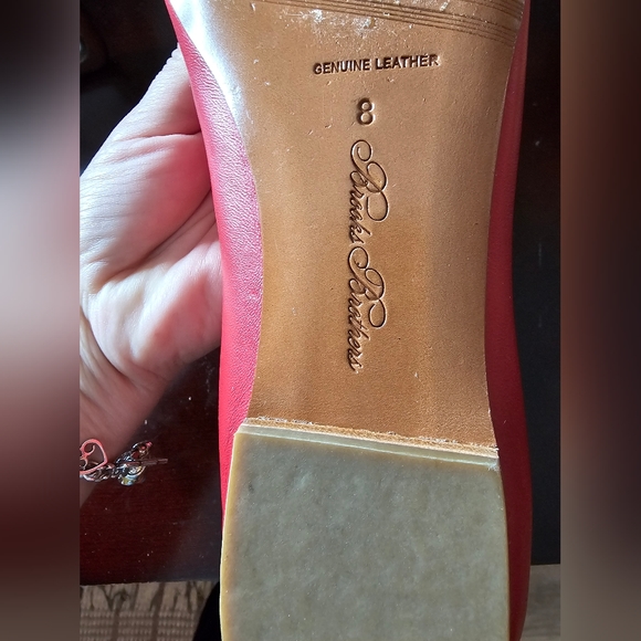 Brooks Brothers Red Ballet Leather Flats size 8 EUC - Picture 2 of 12